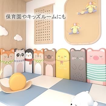 Amazon.co.jp: TechPeakウォールクッション 赤ちゃん 壁